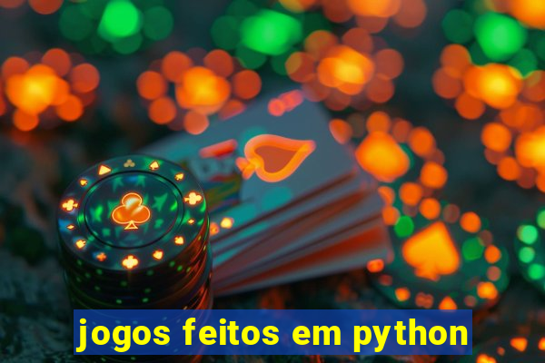 jogos feitos em python